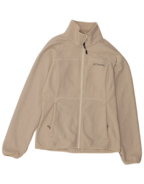 Giacca in pile Interchange da donna COLUMBIA UK 10 Small Poliestere bianco sporco