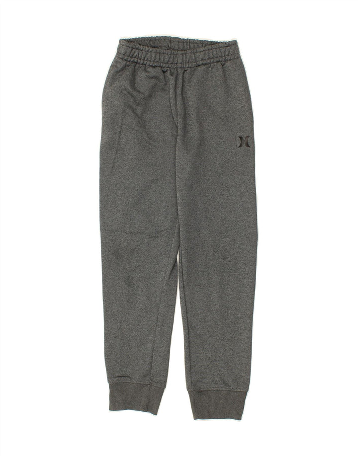HURLEY Boys Tracksuit Trousers Joggers 7-8 Years  Grey Vintage Hurley and Second-Hand Hurley from Messina Hembry 
