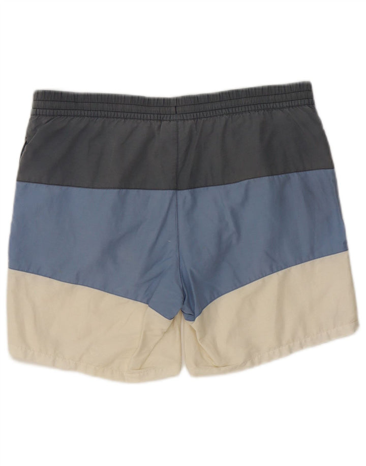 Pantaloncini da bagno da uomo Lacoste cotone color block medio multicolore