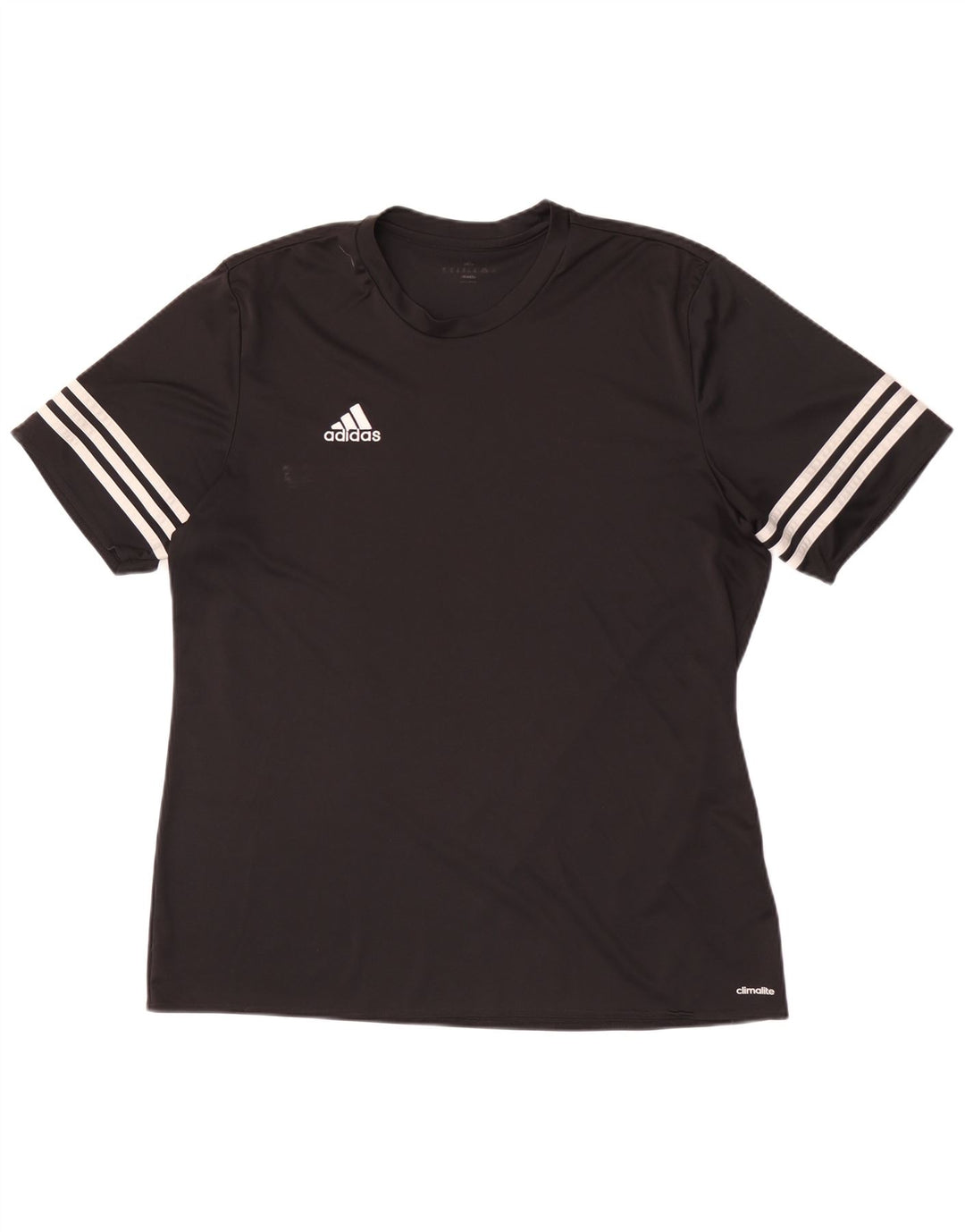 T-shirt Adidas Climalite da uomo, grande, in poliestere nero