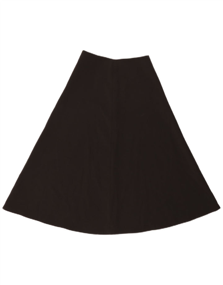 Gonna a trapezio da donna Benetton UK 6 XS W24 poliestere nero