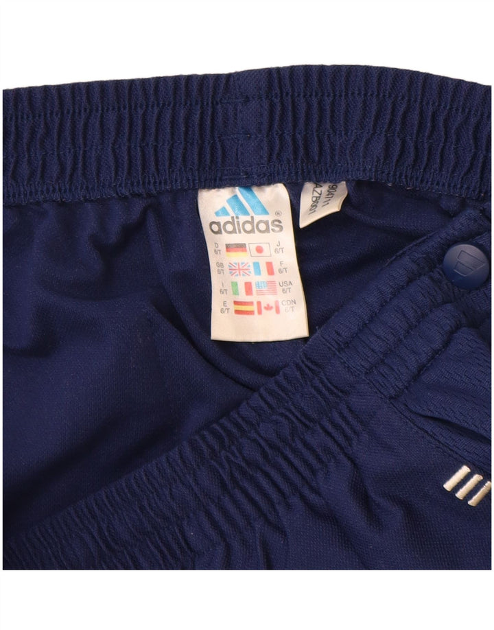 Pantaloni da tuta ADIDAS Climalite da uomo grandi color block blu navy