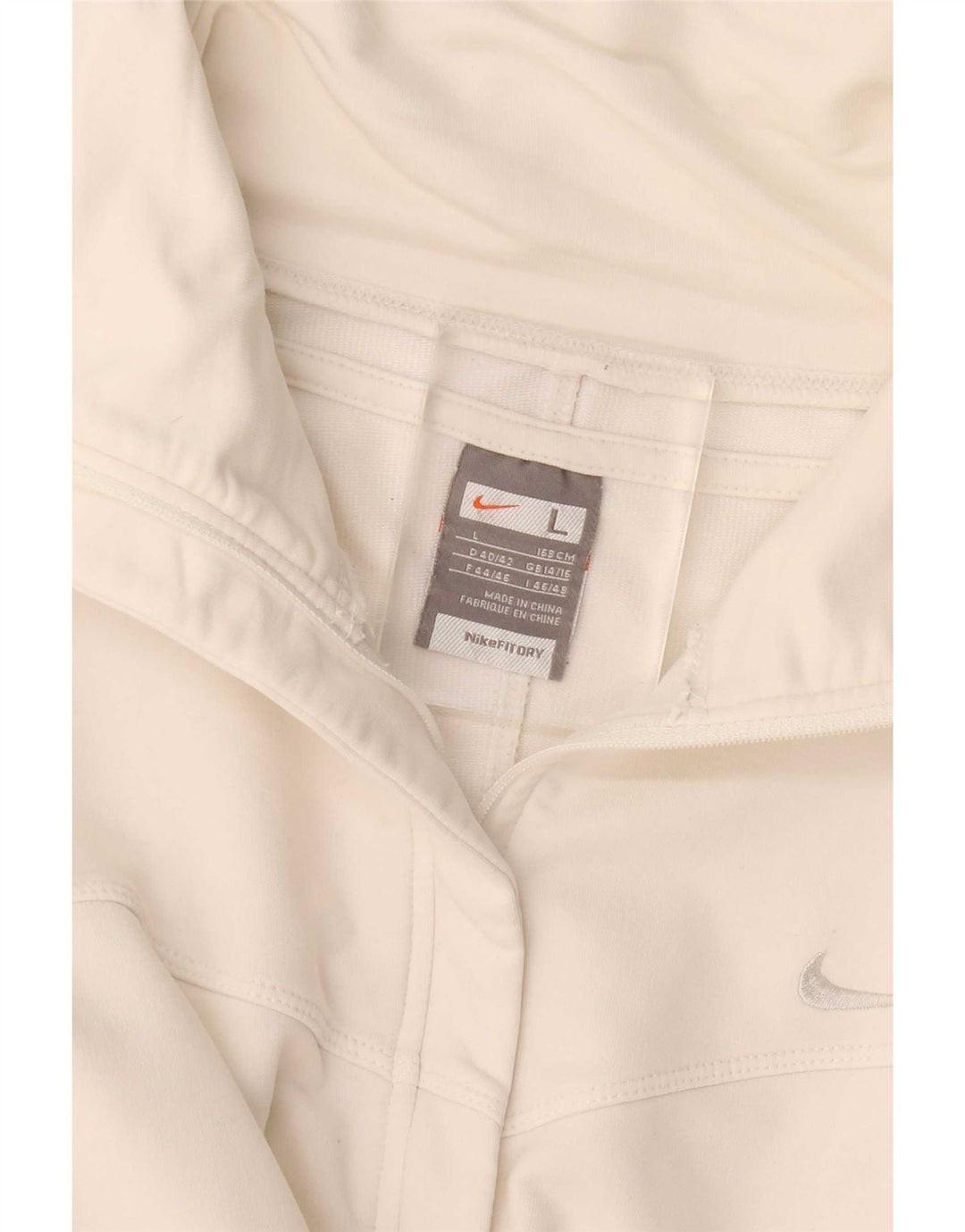 Giacca da tuta da donna Nike UK 14/16 grande bianca