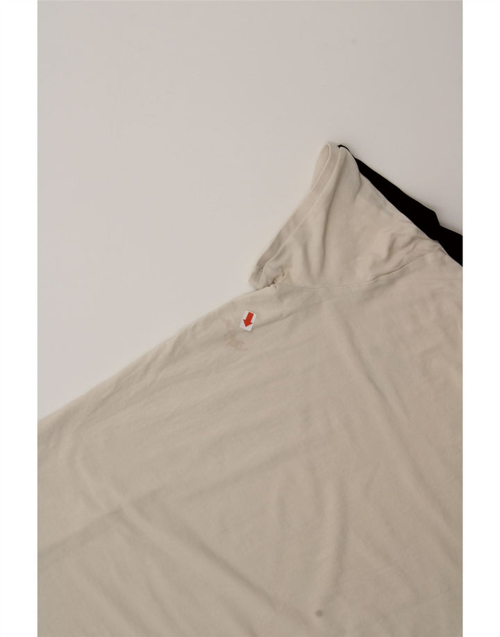 PUMA Womens T-Shirt Top UK 14 Medium Off White Colourblock Vintage Puma and Second-Hand Puma from Messina Hembry 