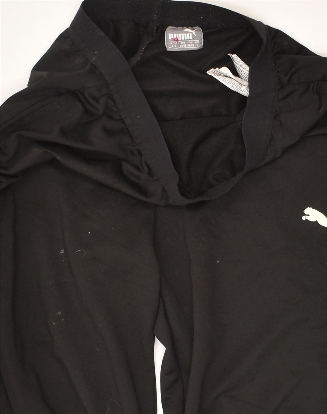 PUMA Womens Tracksuit Trousers Small Black Polyester | Vintage Puma | Thrift | Second-Hand Puma | Used Clothing | Messina Hembry 