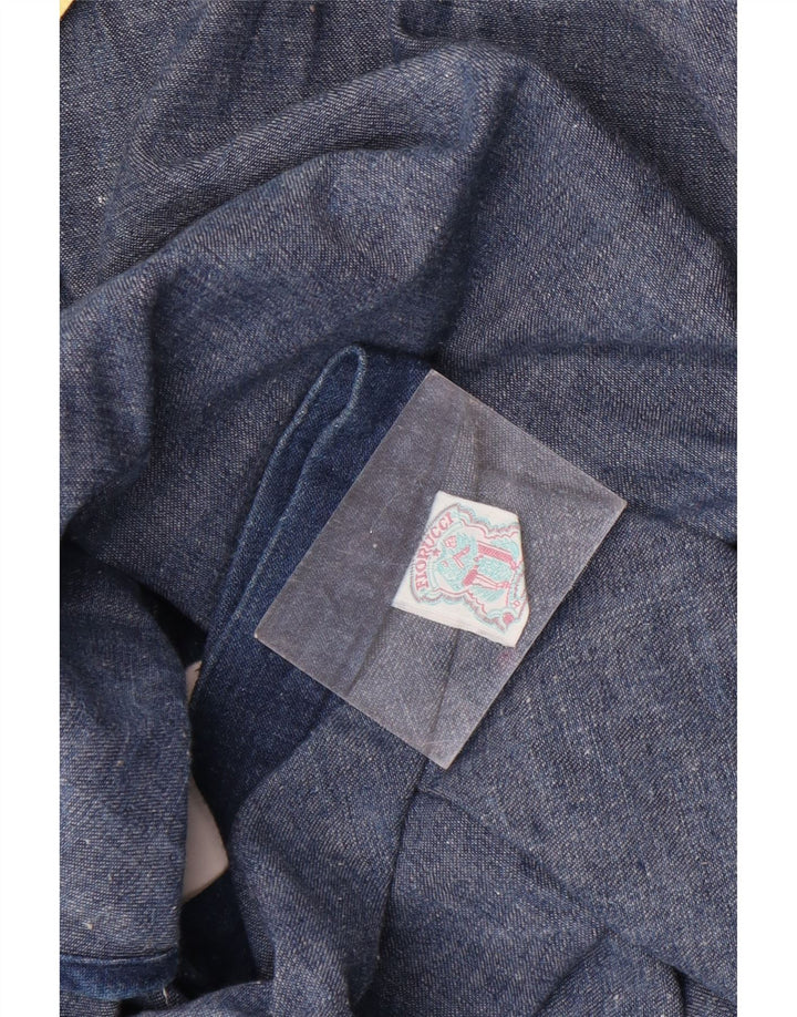 Gonna in denim avvolgente da donna Fiorucci W22 2XS Blu Colourblock