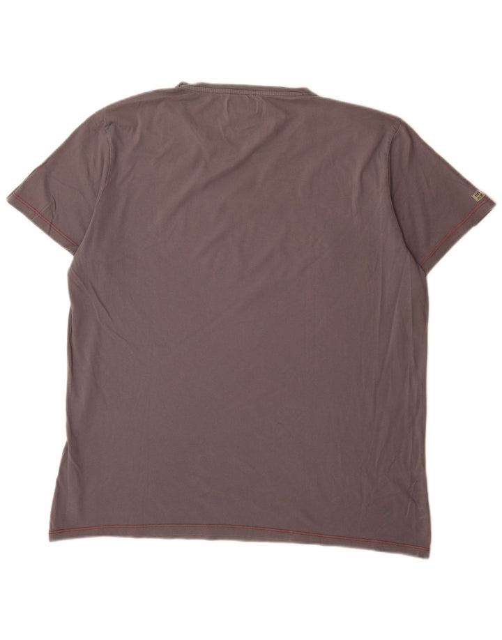 T-shirt grafica da uomo Marlboro Classics Top 2XL cotone grigio