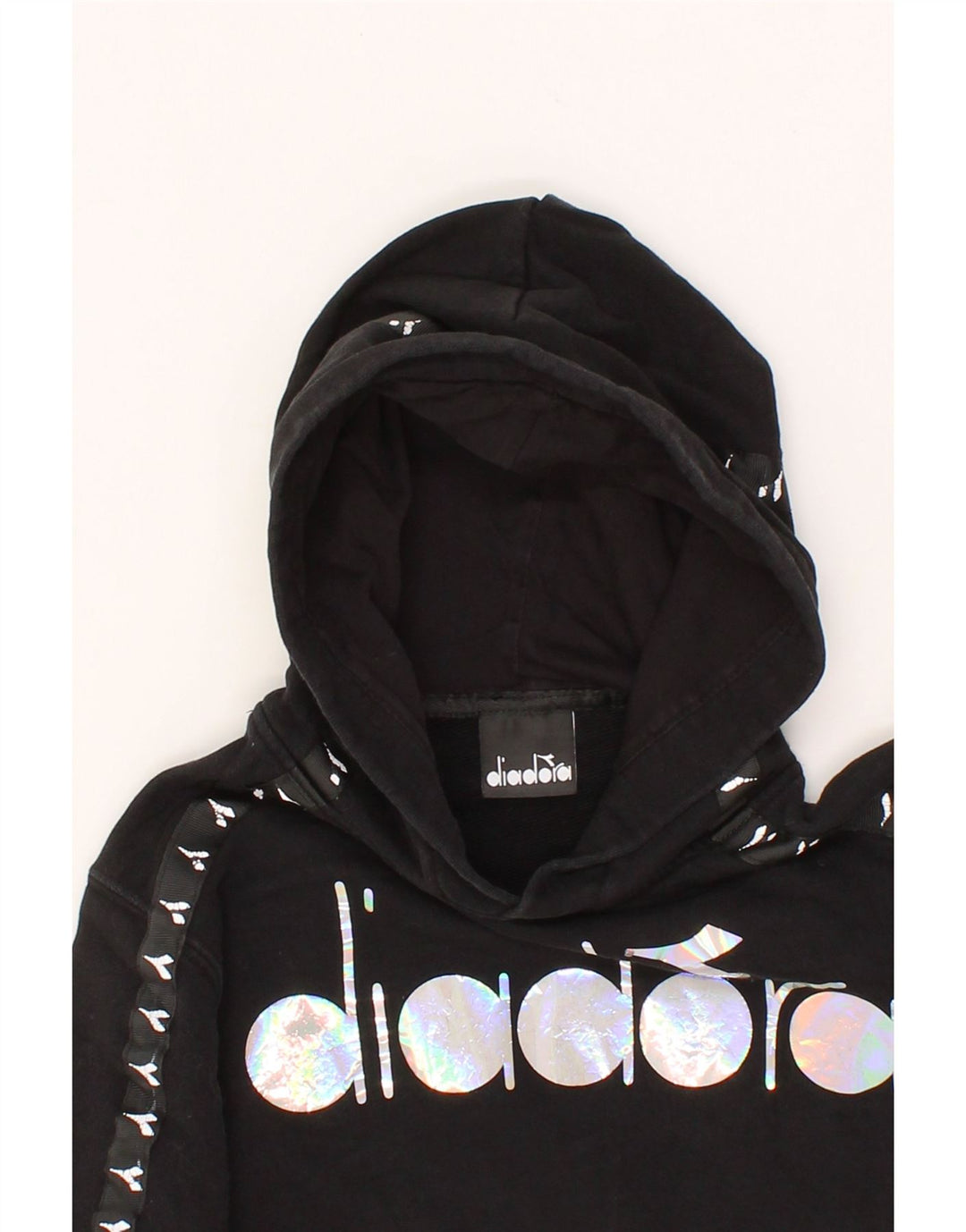 Girls Graphic Hoodie Jumper 13-14 Years Vintage Diadora and Second-Hand Diadora from Messina Hembry 
