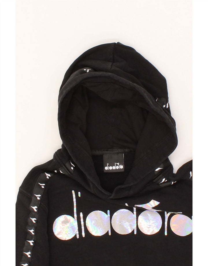 Girls Graphic Hoodie Jumper 13-14 Years Vintage Diadora and Second-Hand Diadora from Messina Hembry 