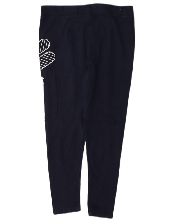Leggings grafici da donna Fila UK 12 cotone blu navy medio