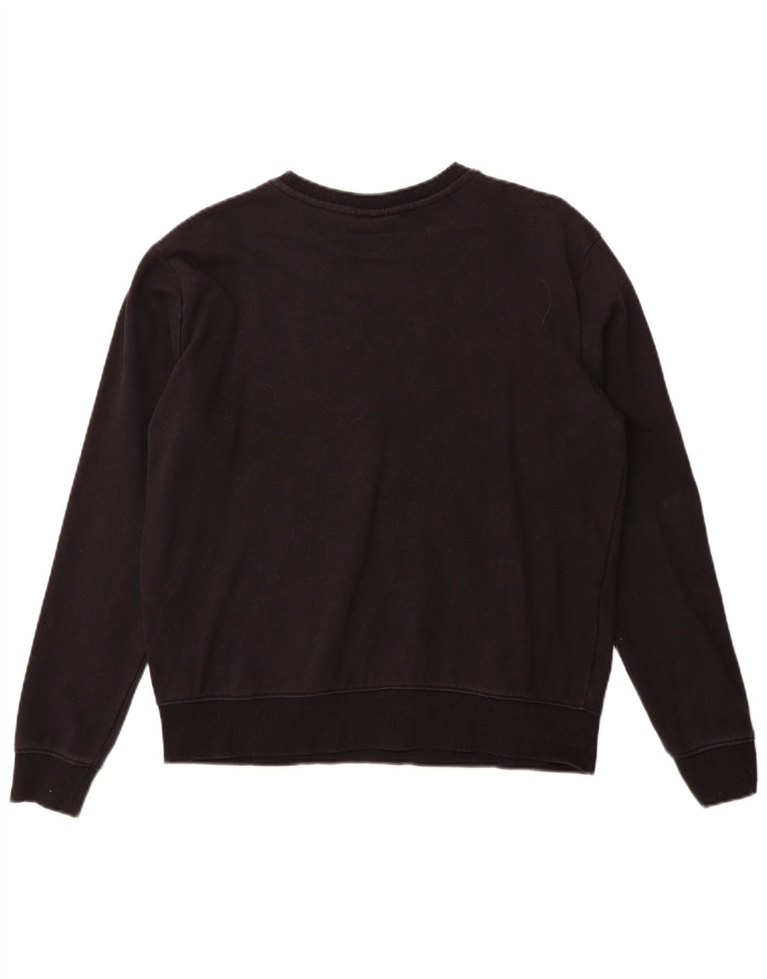 Felpa grafica da donna Fila Jumper UK 16 grande cotone nero