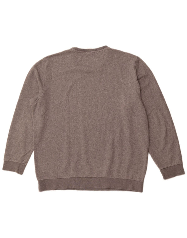 Felpa grafica da uomo LE COQ SPORTIF 2XL cotone grigio