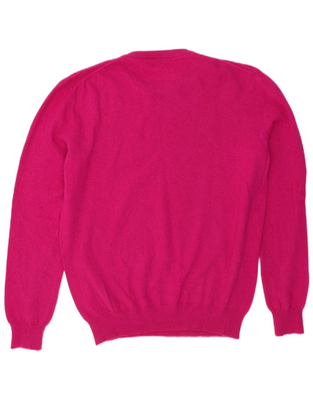 BRIEFING Maglione maglione girocollo da donna UK 16 Large Pink Wool
