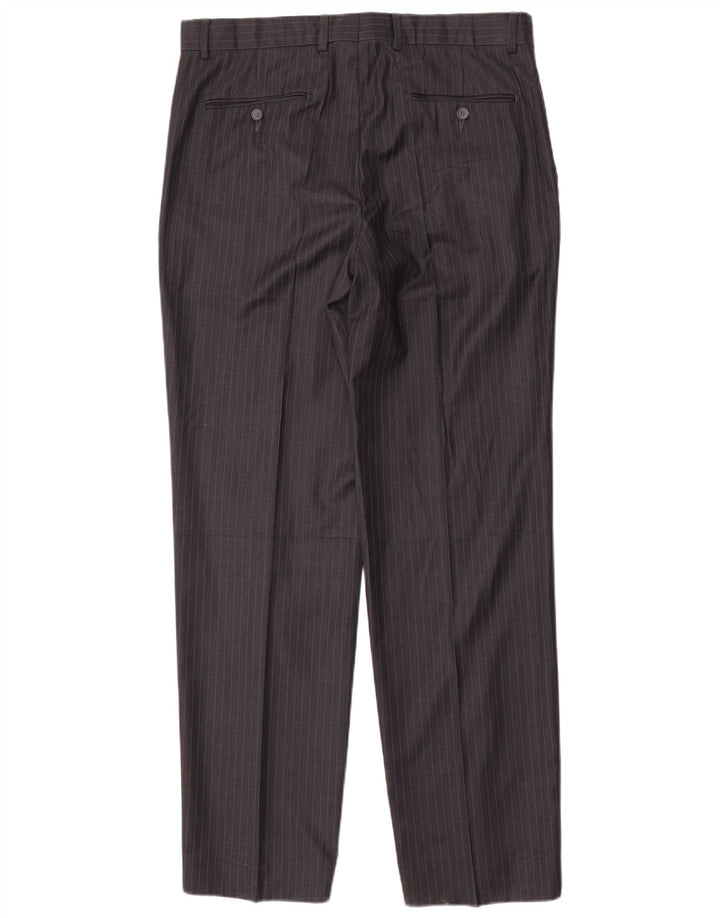 Giorgio Santi Abito Uomo 3 Bottoni 2 Pezzi IT 52 XL W34 L33 Nero a Righe