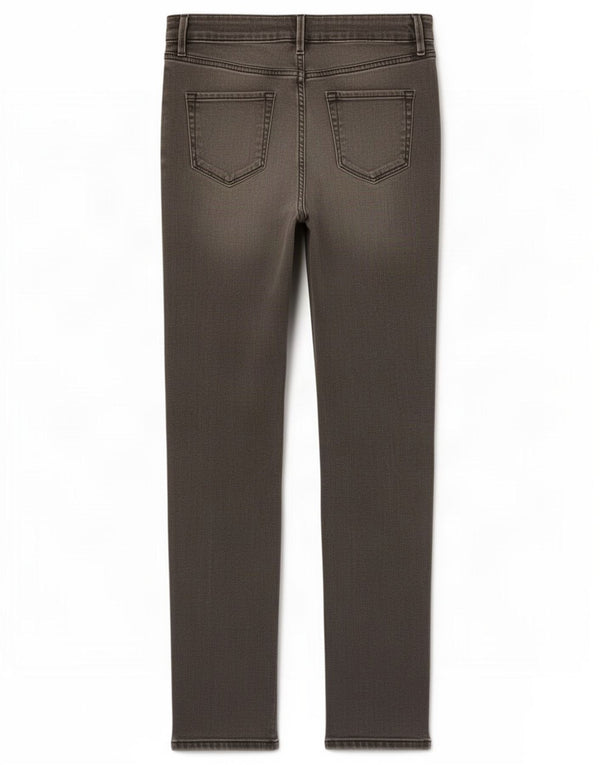 Marks & Spencer Womens Slim Jeans UK 10 Small W27 L29 Grey Cotton
