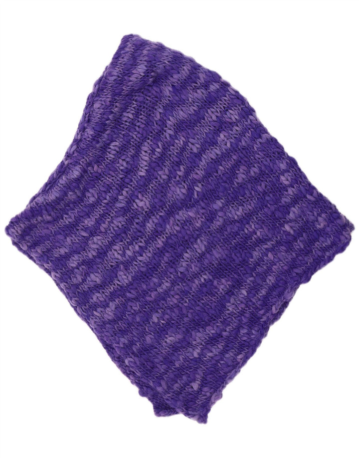Maglione poncho vintage da donna taglia unica viola screziato