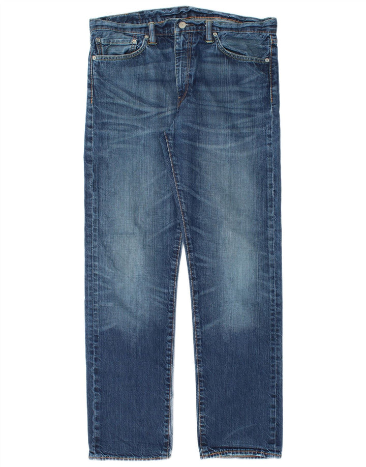 Levi's Uomo 504 Jeans dritti W34 L32 Cotone Blu
