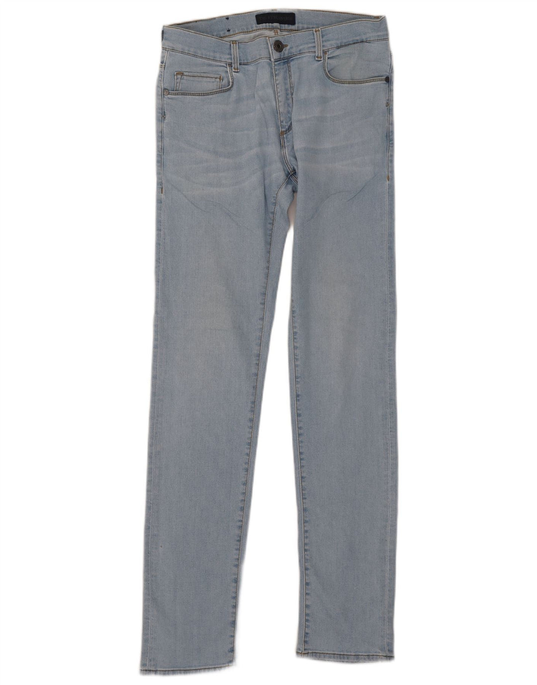 Jeans Slim Uomo Trussardi W31 L35 Blu Cotone