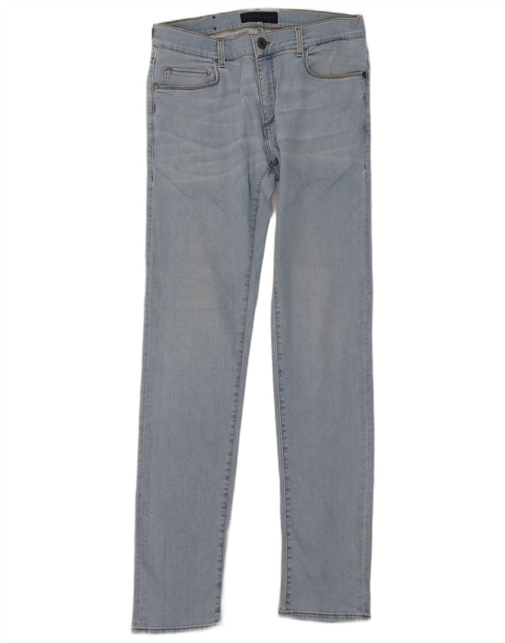 Jeans Slim Uomo Trussardi W31 L35 Blu Cotone