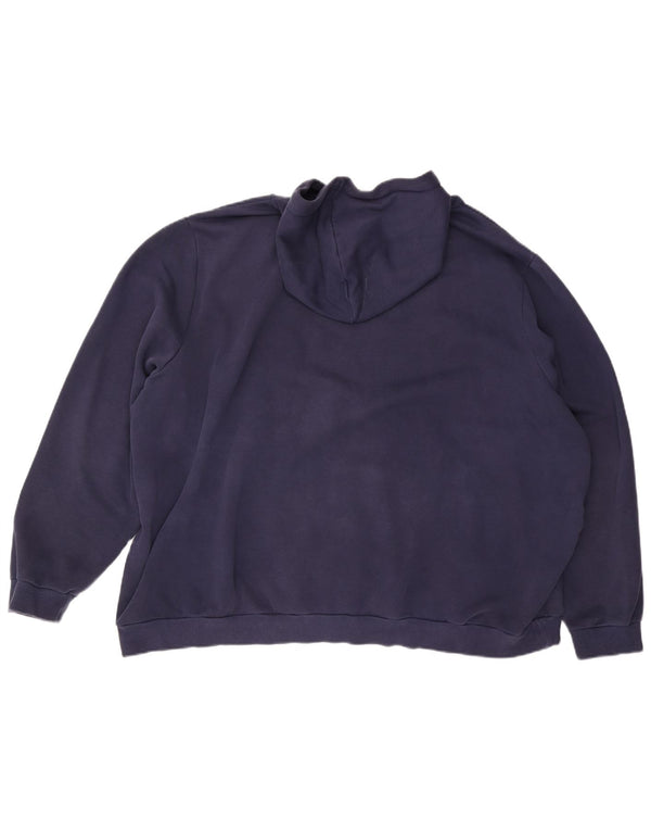 Felpa con cappuccio da uomo Puma 4XL cotone blu navy