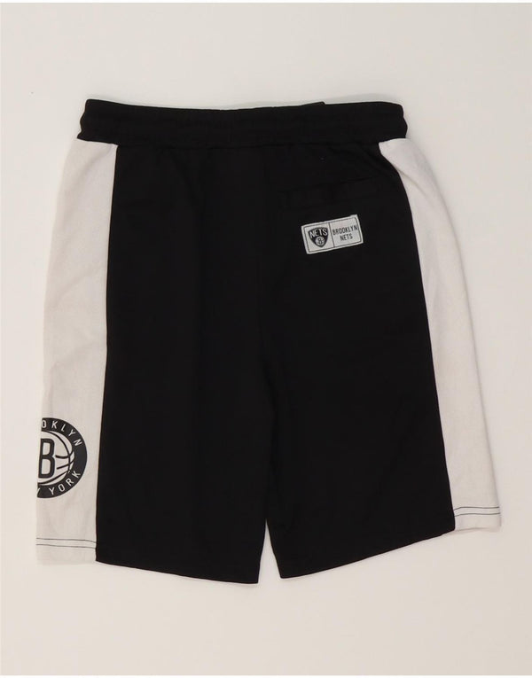 Pantaloncini sportivi grafici NBA da ragazzo Brooklyn Nets 9-10 anni Colorblock nero