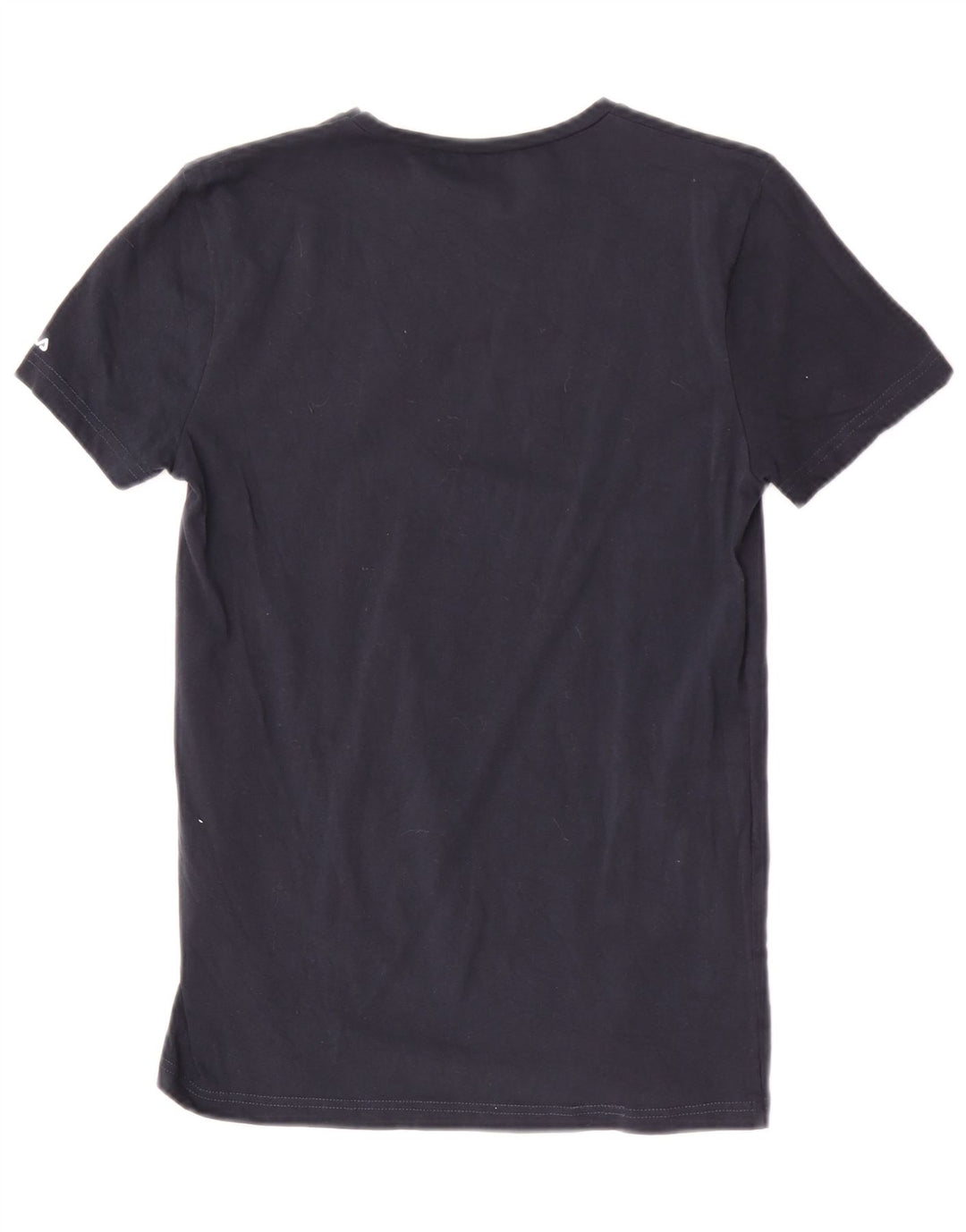 T-shirt Fila da uomo Top Small in cotone blu navy