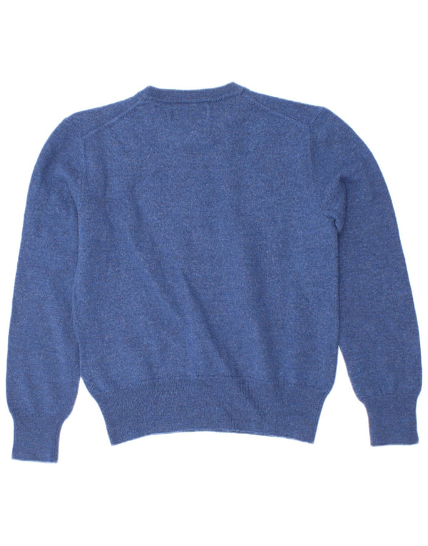 Maglione maglione girocollo da ragazzo Polo Ralph Lauren 7-8 anni piccolo in lana blu