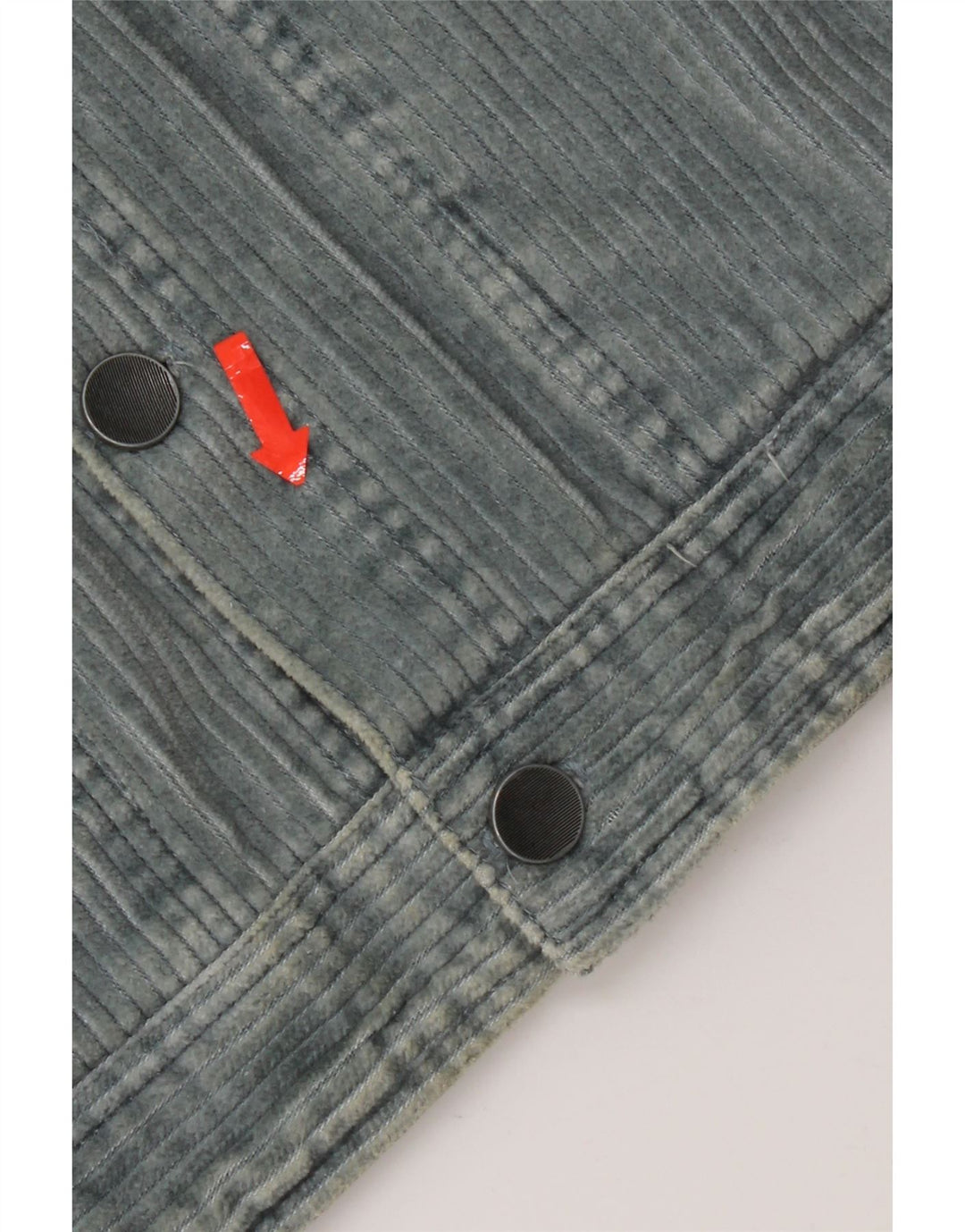 Giacca da uomo in velluto a coste Billabong UK 38 Cotone blu medio