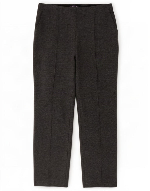 Pantaloni casual dritti da donna Marks & Spencer UK 14 Large W32 L28 Grigio