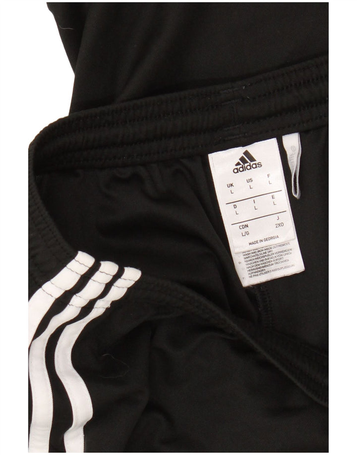 Pantaloncini sportivi Adidas Climalite da uomo grandi in poliestere nero