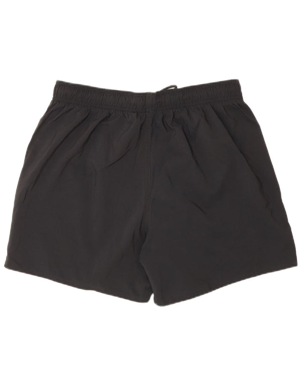 Pantaloncini sportivi regolari da uomo Adidas grandi in poliestere nero