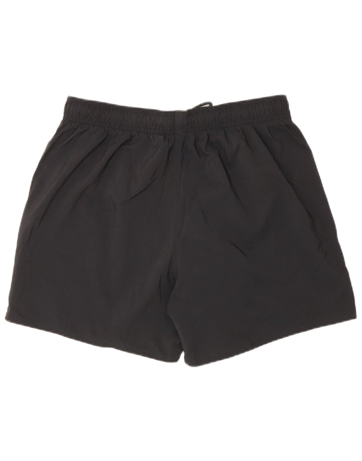 Pantaloncini sportivi regolari da uomo Adidas grandi in poliestere nero