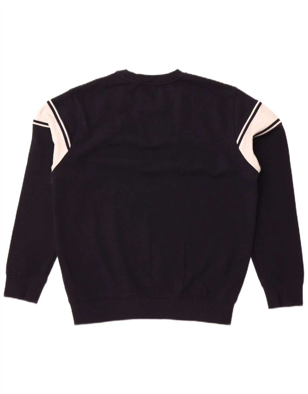 Guess Felpa grafica da uomo Maglione piccolo Blu navy in cotone color block