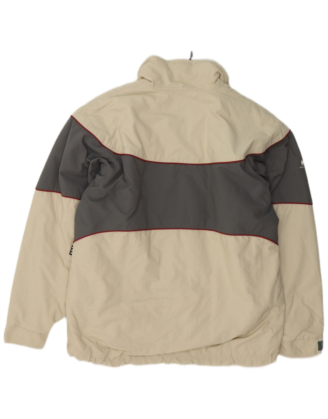 Giacca a vento da uomo Helly Hansen UK 40 Large Beige Colourblock Nylon