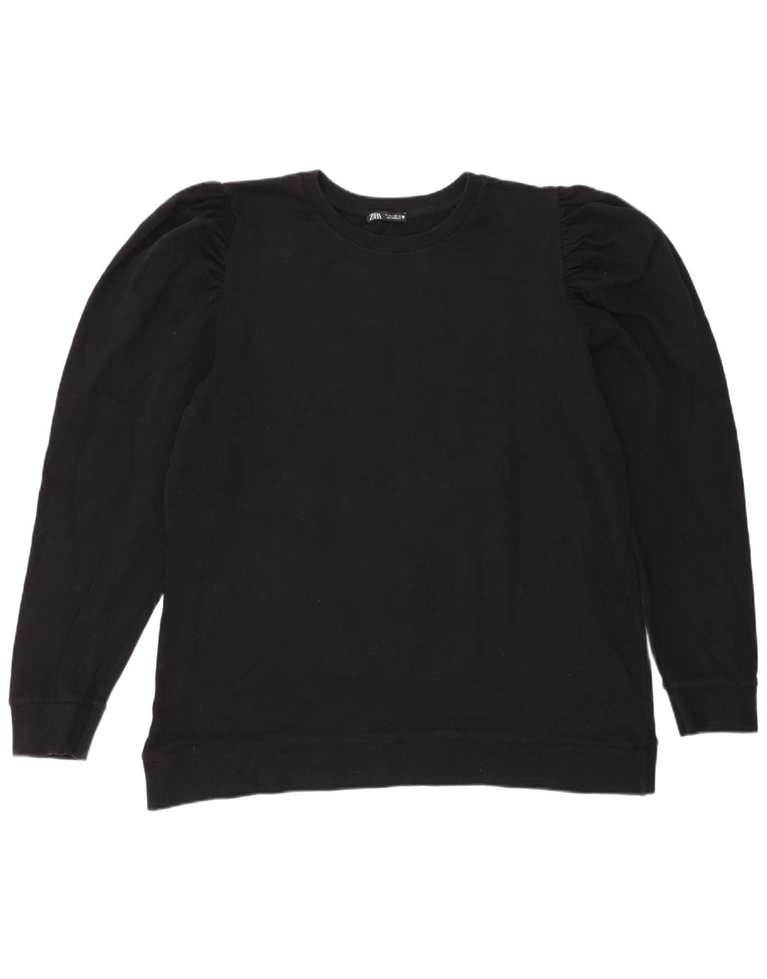 Felpa da donna Zara UK 16 grande nera