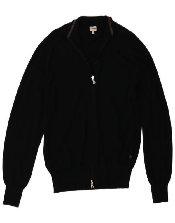 Maglione cardigan da uomo Calvin Klein Jeans XL in cotone blu navy