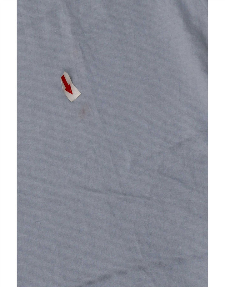 T-shirt da uomo Asics Top XL in cotone a righe blu