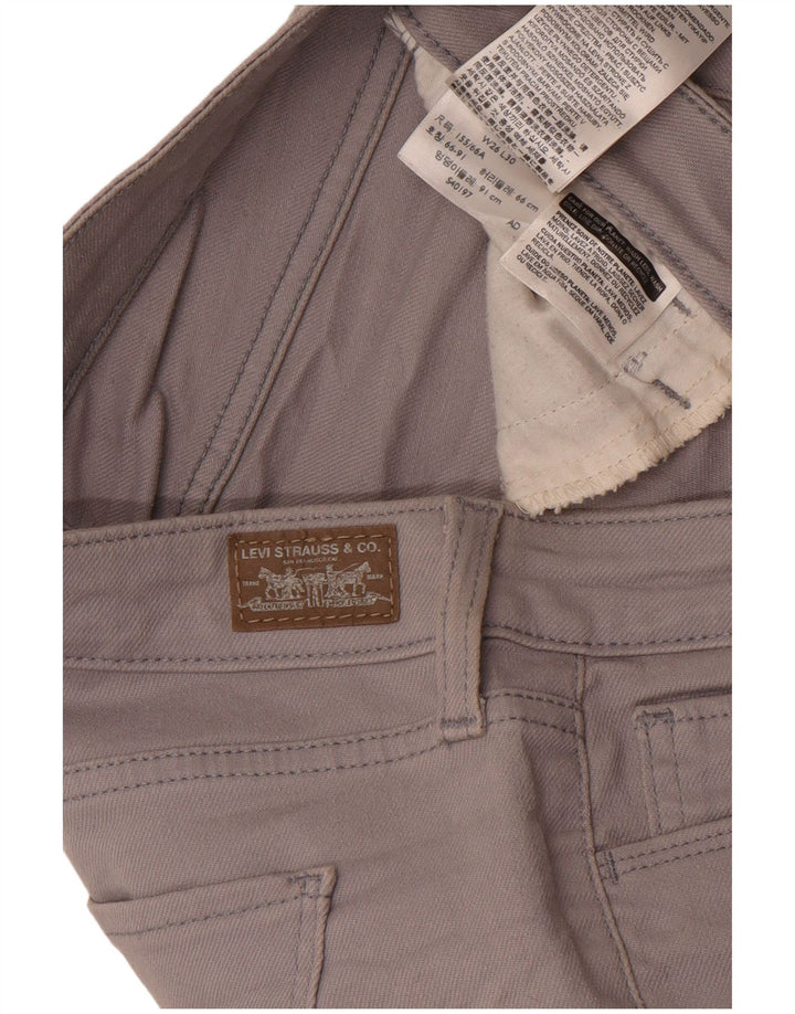 Jeans skinny legging da donna Levi's W26 L30 cotone grigio
