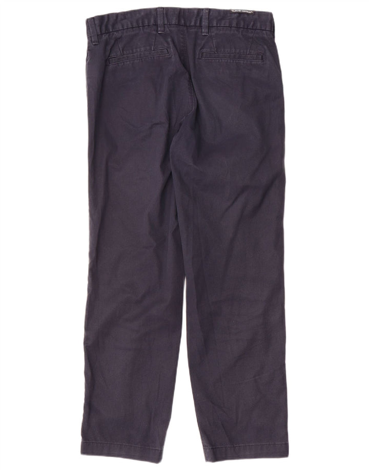 Pantaloni chino dritti Marks & Spencer da uomo blu Harbour W32 L29 Navy