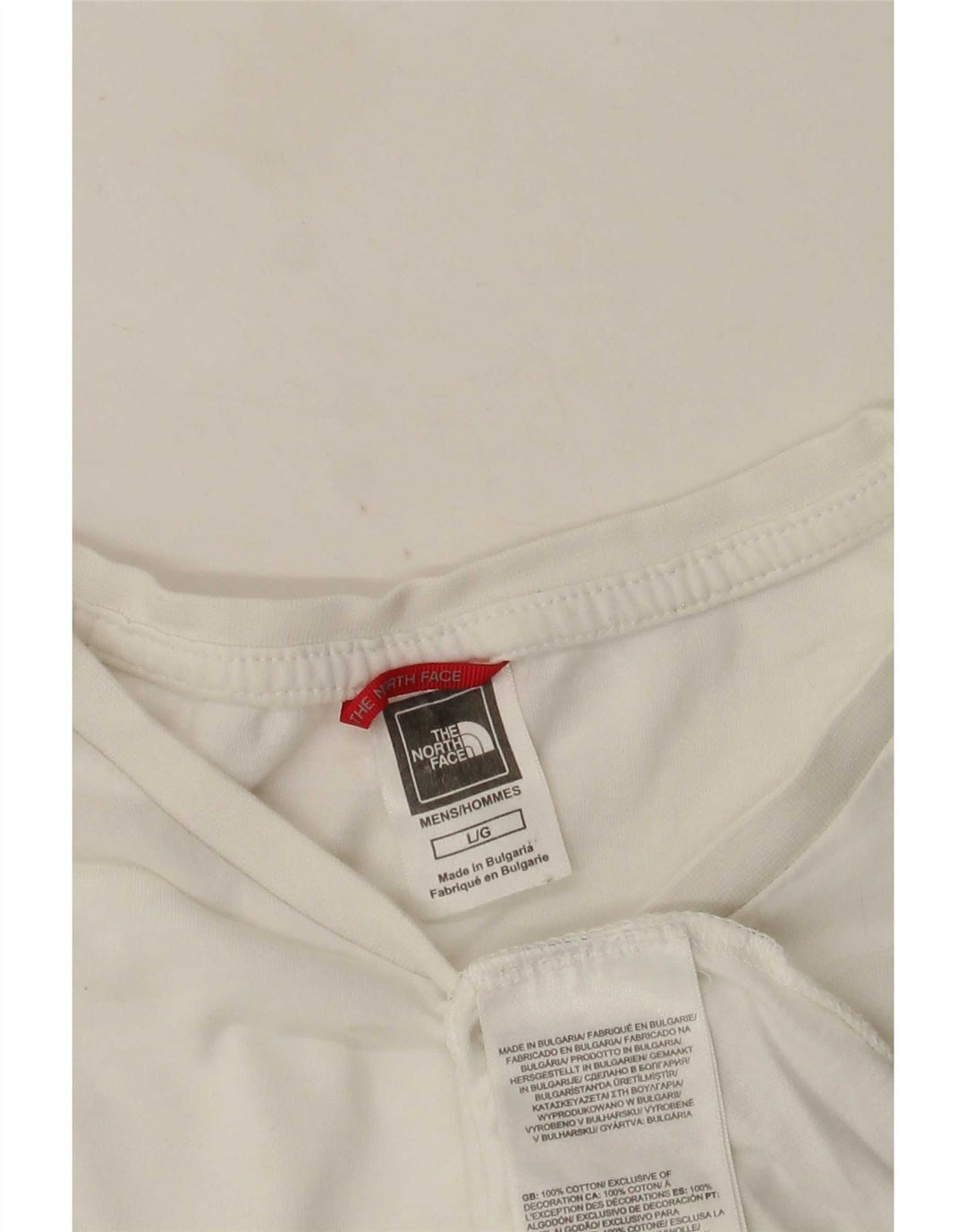 T-shirt da uomo The North Face Top grande in cotone bianco