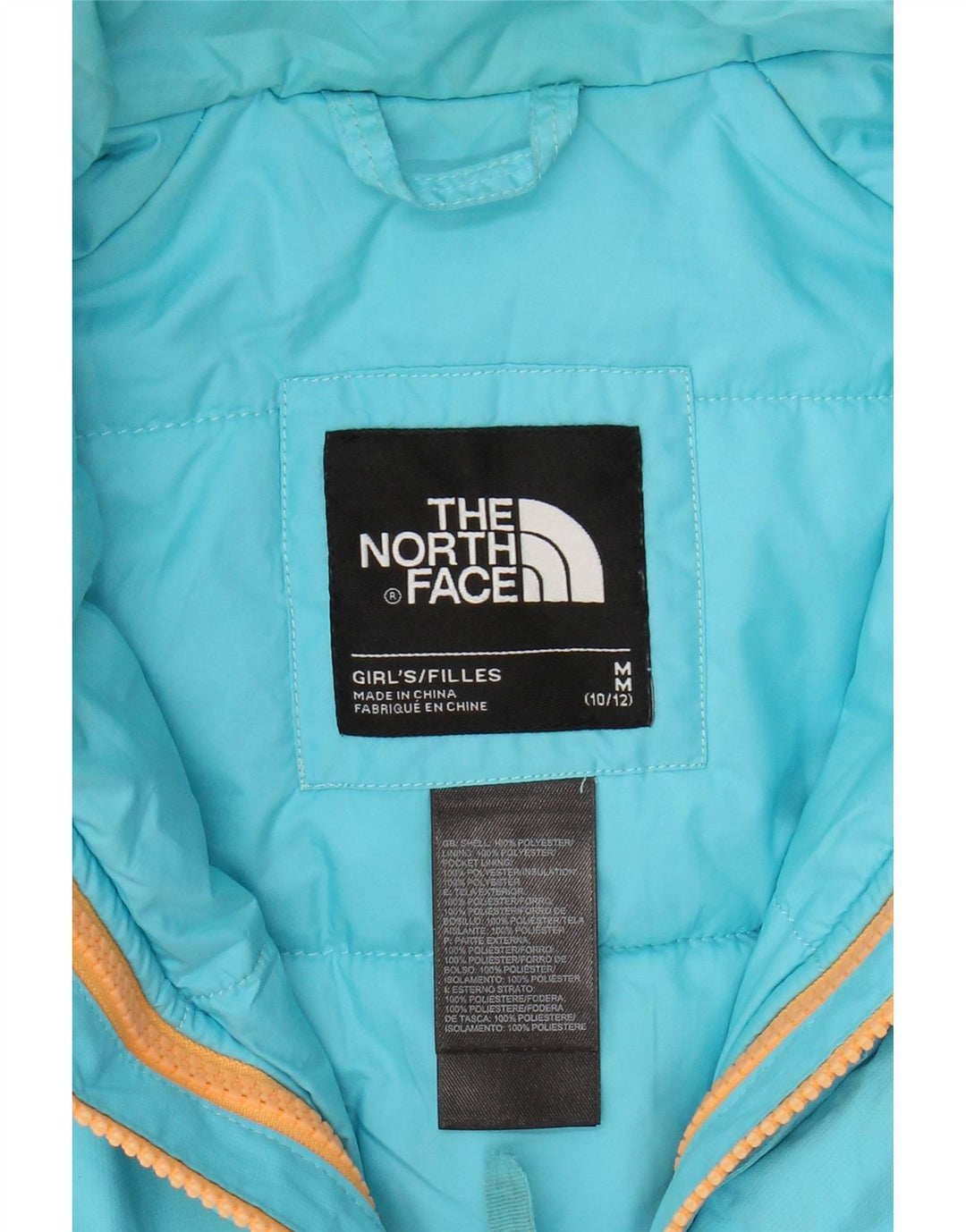 THE NORTH FACE Girls Windbreaker Jacket 10-11 Years Medium Blue Vintage The North Face and Second-Hand The North Face from Messina Hembry 