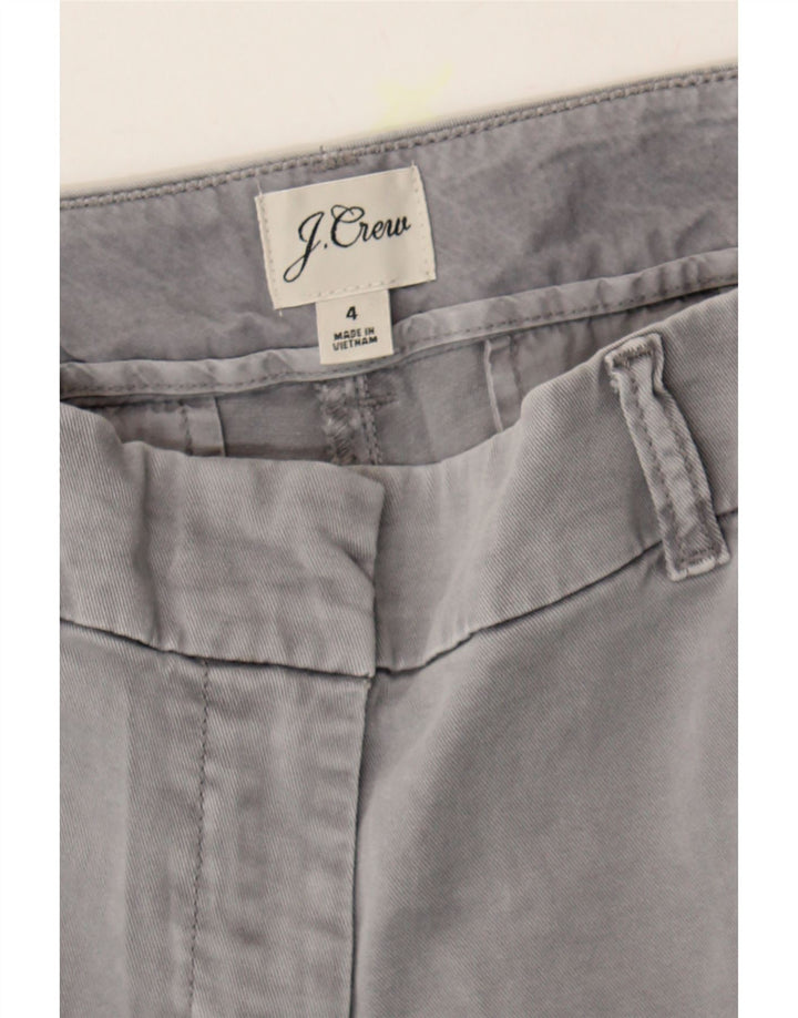 J. CREW Mens Chino Shorts US 4 Small W30  Grey Cotton Vintage J. Crew and Second-Hand J. Crew from Messina Hembry 