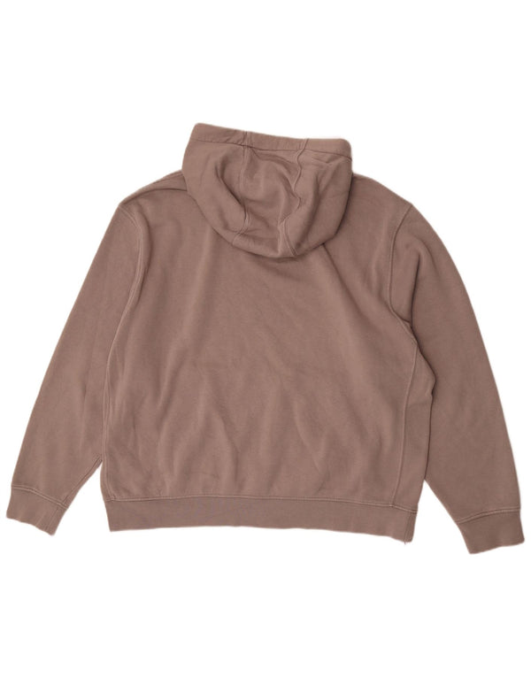 Felpa con cappuccio da uomo Nike XL in cotone grigio