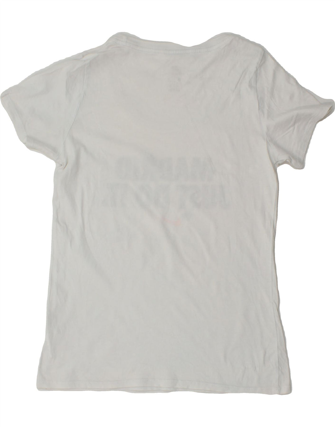 NIKE Womens Madrid Graphic T-Shirt Top UK 10 Small White Vintage Nike and Second-Hand Nike from Messina Hembry 