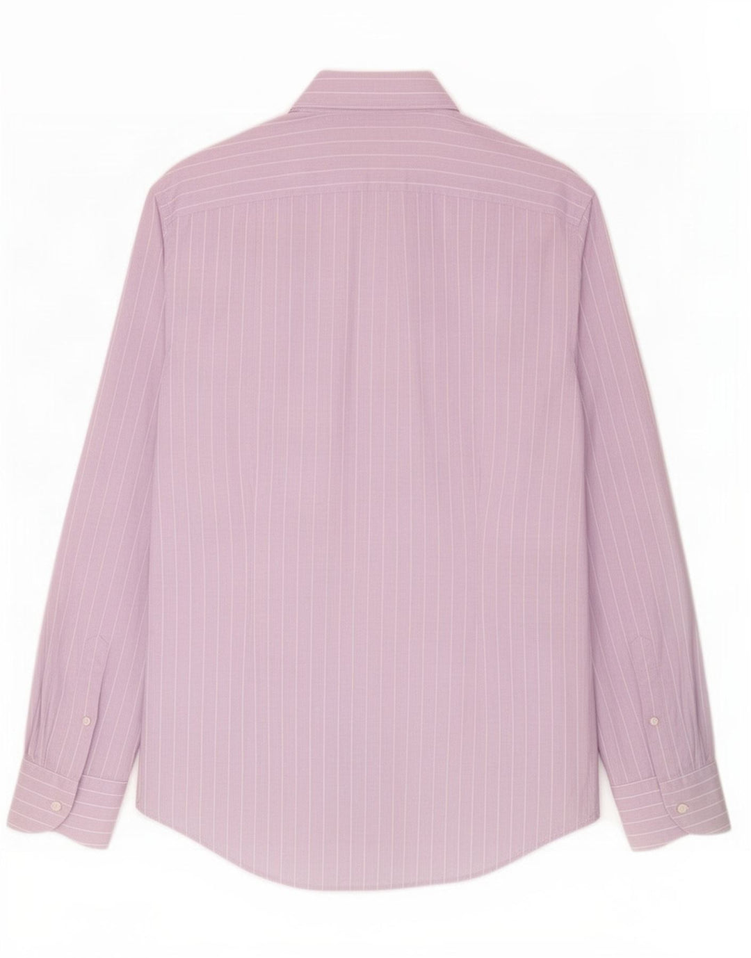 Camicia Benetton Uomo Gessato Viola Medio