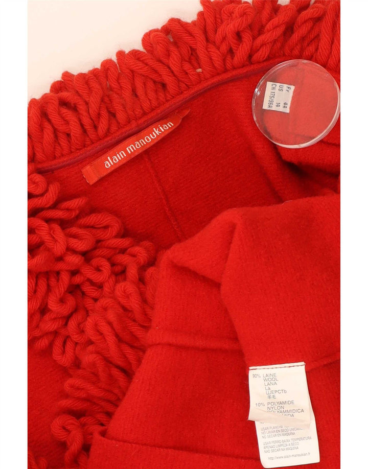 Giacca Bolero da donna Alain Manoukian EU 44 XL lana rossa