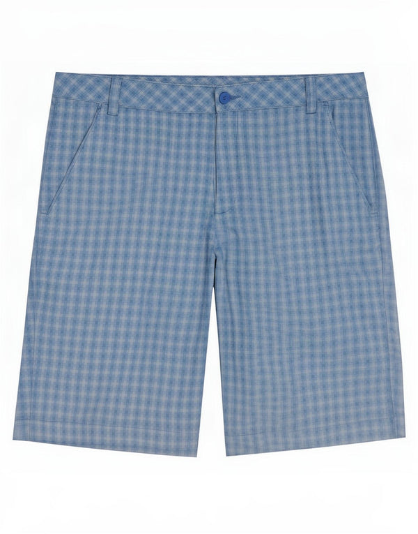 Pantaloncini chino da uomo Puma Large W36 a quadri blu