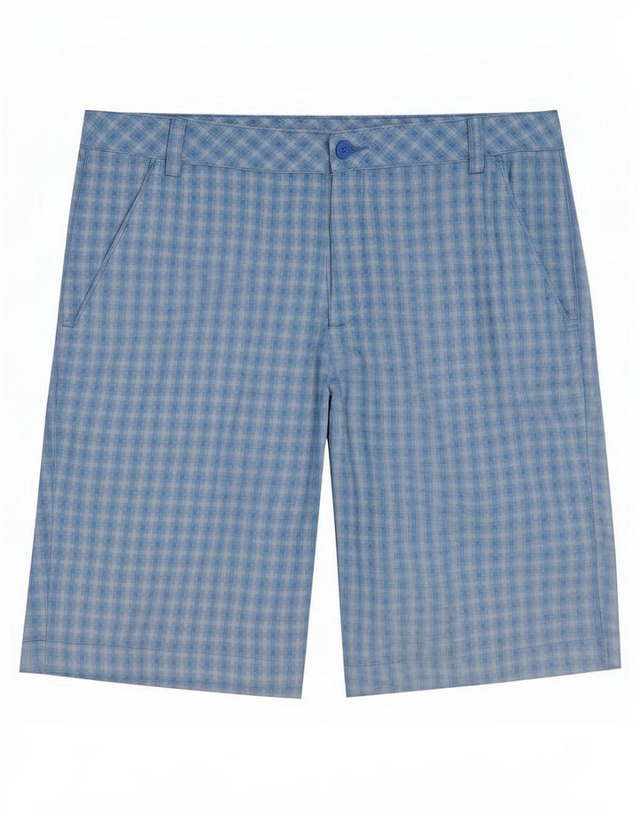 Pantaloncini chino da uomo Puma Large W36 a quadri blu
