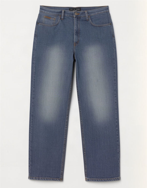 Jeans dritti da uomo Calvin Klein W32 L30 cotone blu