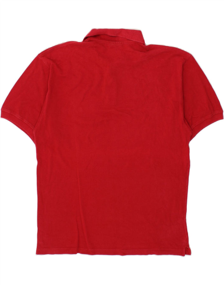 CHAMPION Mens Polo Shirt Large Red Cotton Vintage Champion and Second-Hand Champion from Messina Hembry 